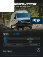 New Sprinter 317 Cdi 14 M3