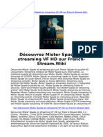 Découvrez Mister Spade en Streaming VF HD Sur French-Stream - Wiki
