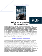 Acide en Streaming - StreamizSeries