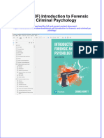 Full Download Ebook PDF Introduction To Forensic and Criminal Psychology PDF