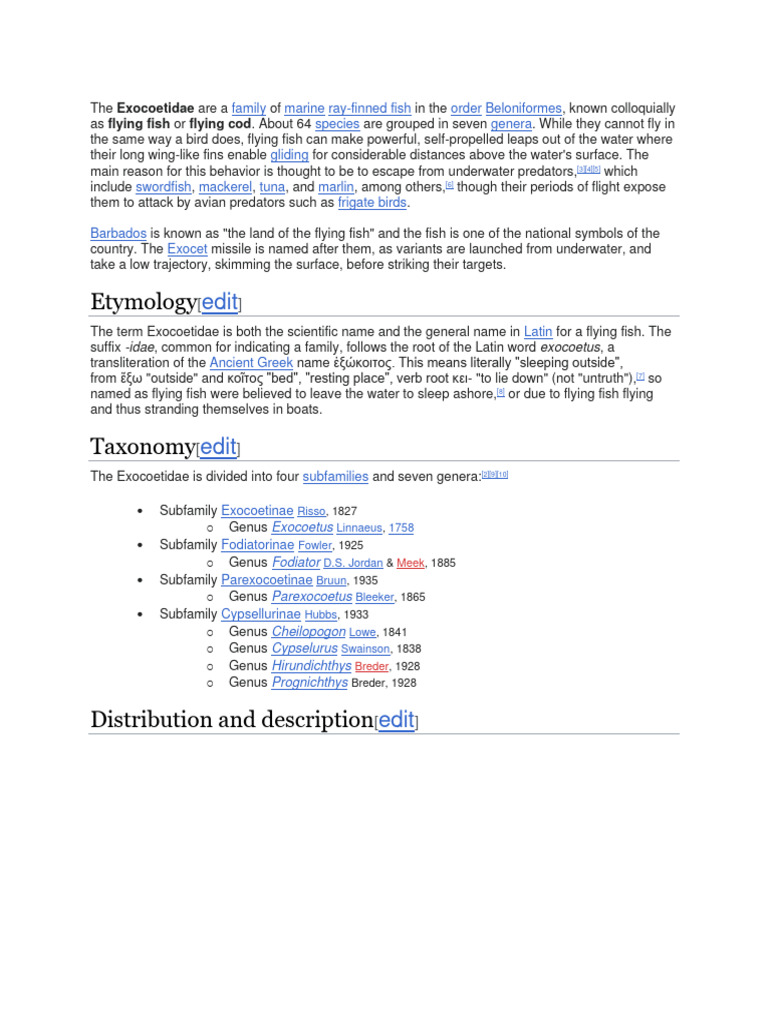 Flying Cod | PDF | Fish