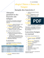 Alteração Dos Leucócitos L