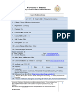 CourseSpecification Undergraduate Acc 325 - ABDULLA ELMEZUGHI