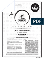 Test - 02 - AIATS - JEE (M) - 2024 - FS - GR - 01 - 02 - (Code-A) - 11-12-2022