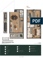 Fração K: Piso 1 Piso 2 Garagem