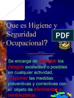 Que Es La Higuiene y Seguridad