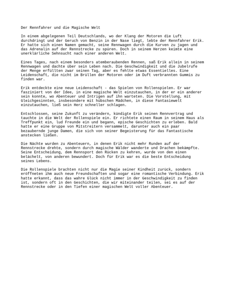 Der Rennfahrer | PDF