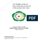Cover Buku Kegiatan PKL SMK Pertanian