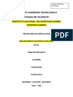 Esquema Del Proyecto Empresarial