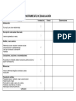 Instrumento de Evaluación