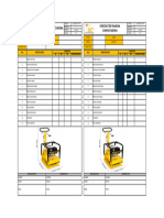 Check List de Plancha Compactadora