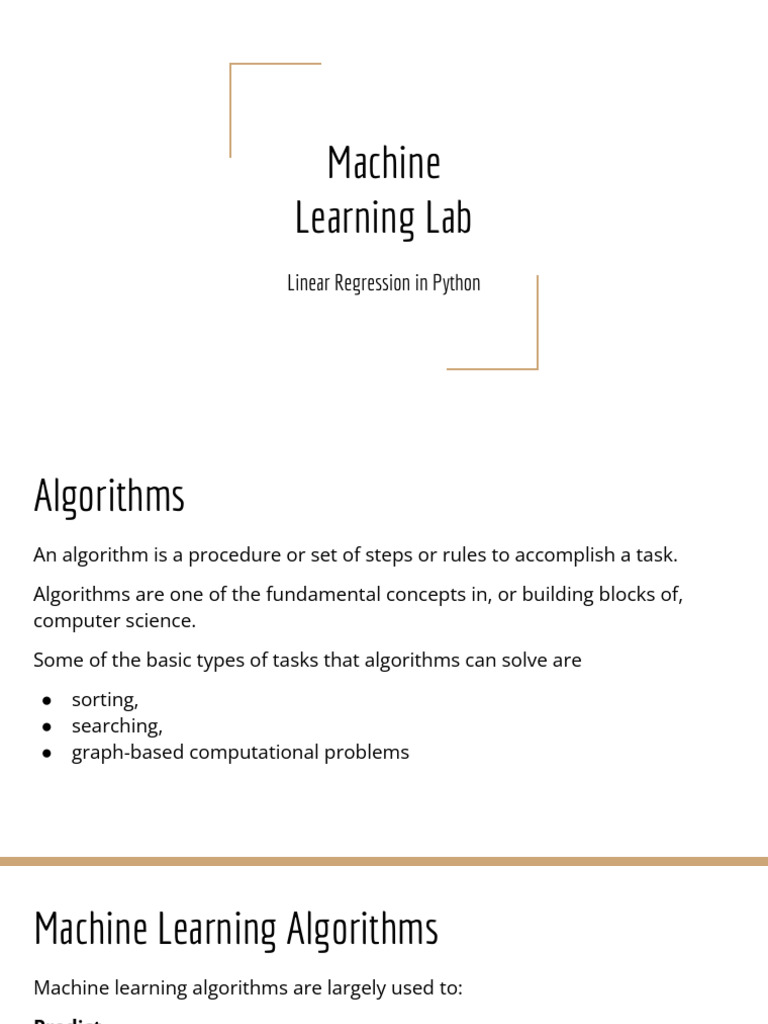 Linear Regression in Python | PDF | Regression Analysis | Linear Regression