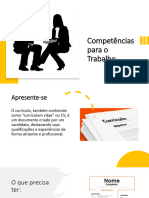 Competências para o Trabalho