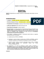 Edital UTE-TBA - 001-2022 - Equipamentos de Medicao