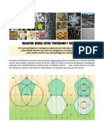 Relacion Aurea Entre Pentagonos y Hexagonos Phi