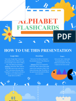 Playful Geometric Illustrative Alphabet Flashcards