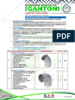 Especificaciones Técnicas - Adquisición de Accesorios para Instalaciones Sanitarias - Desagüe