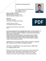 CV - Humberto Henriquez