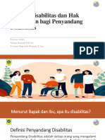 Konsep Disabilitas & Hak Pendidikan Bagi Penyandang Disabilitas - PPT YWII