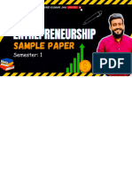 Entrepreneur Sample Paper Sem-1 GKJ
