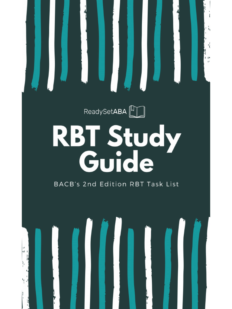 Free RBT Exam Study Guide 2023 | PDF | Reinforcement | Learning