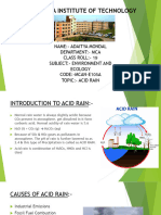 Acid Rain 19 Adaitya Mondal Mca 23-24