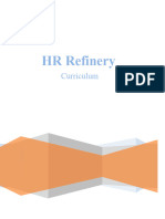 HR Refinery Curriculum - Draft