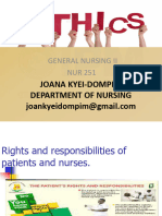 Rights and Responsibilities of Patients and Nurses 22