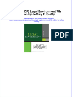 Full Download Ebook PDF Legal Environment 7th Edition by Jeffrey F Beatty PDF
