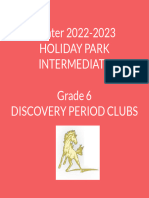Grade 6 - Winter 2022-2023 Club Presentation
