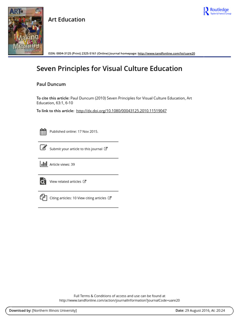 Seven Principles of Visual Culture | PDF | Ideologies | Advertising