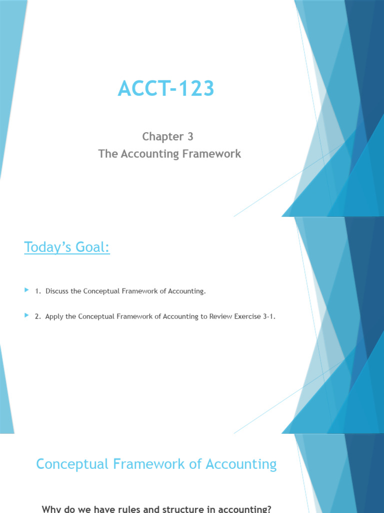 ACCT-123 Chapter 3 | PDF | Going Concern | Financial Statement
