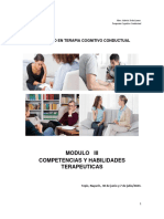 Manual de Habilidades y Competencias Terapeuticas
