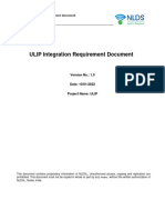 ULIP AAICLAS Integration Requirement