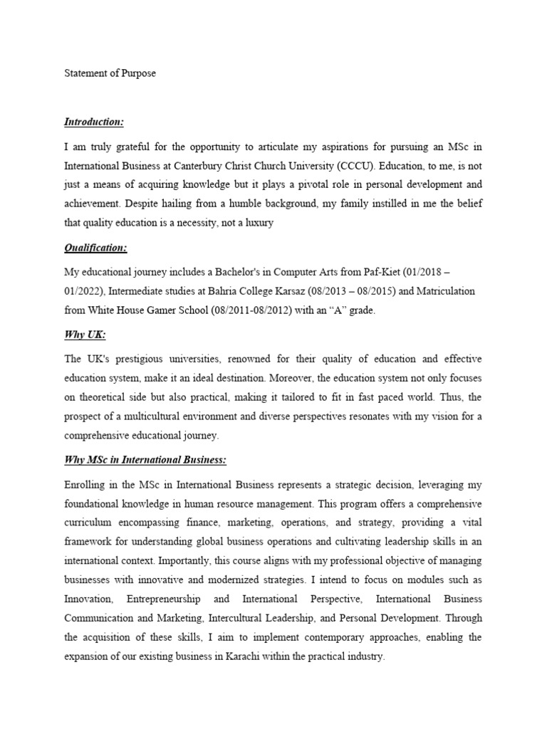 Sop cccu download free pdf marketing entrepreneurship