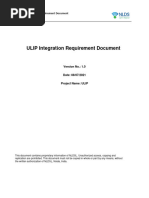 ULIP MPT Integration Requirement