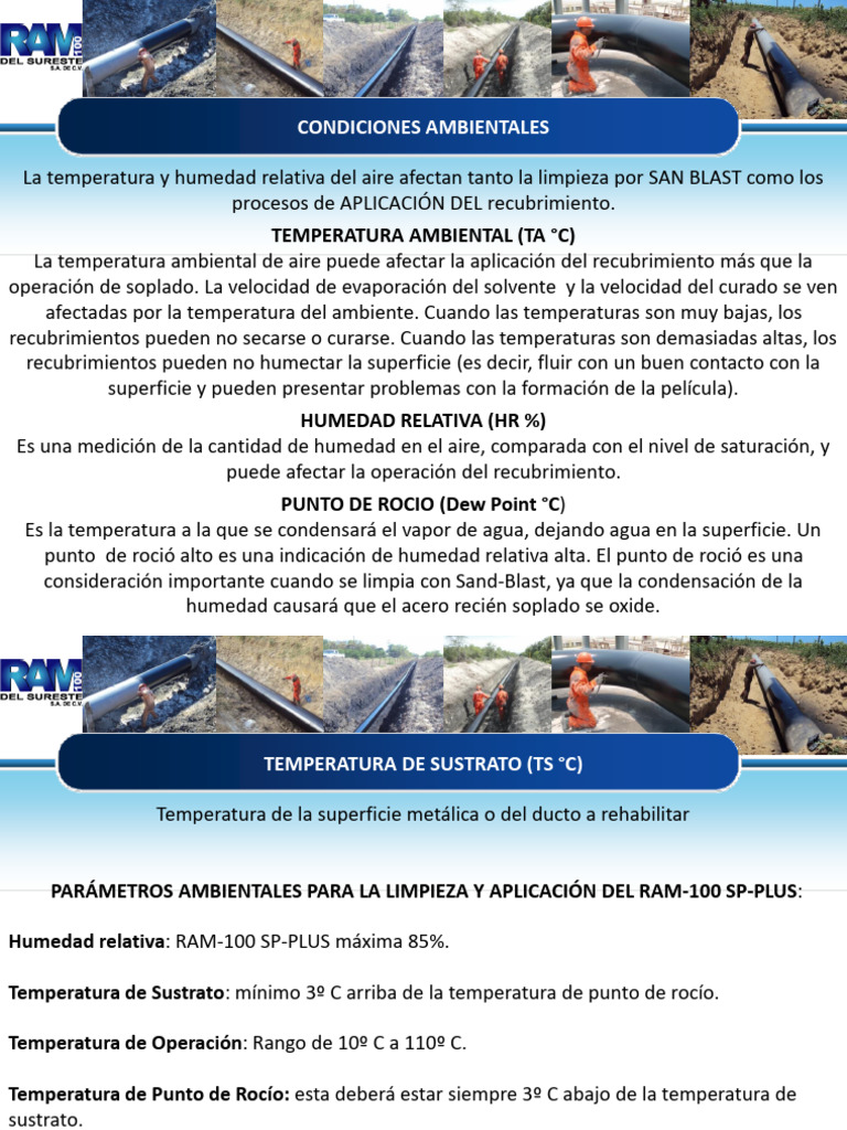 Presentacion Inspeccion Manual de Ram-100 | PDF | Humedad | Ingeniería ...