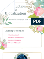 Introduction To Globalization
