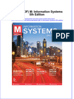 Full Download Ebook PDF M Information Systems 5th Edition PDF