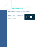 M3 - C1 - Cine y Audiovisuales en Educación. Problematización de Las Prácticas de Visionado y Uso en La Escuela