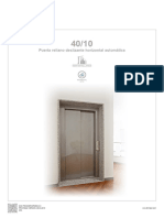 Porta Fermator - Pavimento - Model 4010