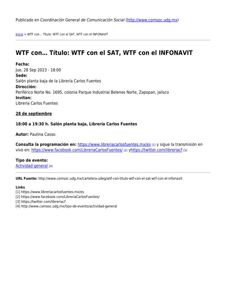 WTF con el SAT e INFONAVIT | PDF | Ciencias sociales | Viajes y turismo
