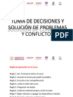 Toma de Decisiones y Solución de Problemas y Conflictos