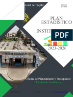 Plan Estadistico Institucional, 2023-2026