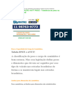 REGULAMENTAÇÃO ANTT PESO - RESOLUÇÃO CONTRAN Nº 12-98 TOLERÂNCIA DE PESO