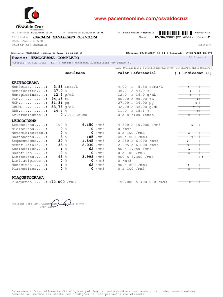 Modelo de resultado de exame pdf medicina cl nica patologia cl nica