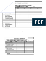 Control Asistencia