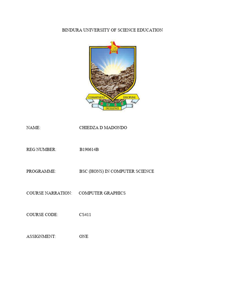 b190614b Cs411 Assignment One | PDF | Display Resolution | Imaging