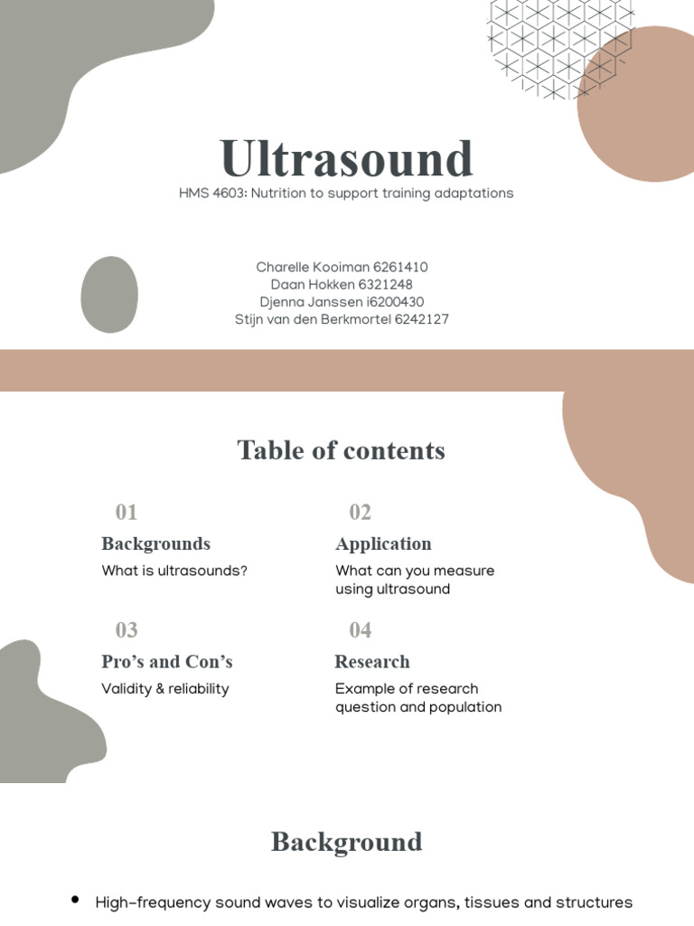 Ultra Sound | PDF | Ultrasound | Medical Ultrasound