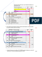 Desarrollo Actividad Provisiones y Destinos